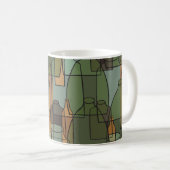Glaswerk Galore: flessenpatroon Koffiemok (Voorkant rechts)