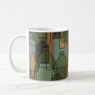 Glaswerk Galore: flessenpatroon Koffiemok
