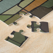 Glaswerk Galore: flessenpatroon Legpuzzel (Zijkant)