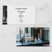 Glaswerk in lab visitekaartje (Voorkant / Achterkant)