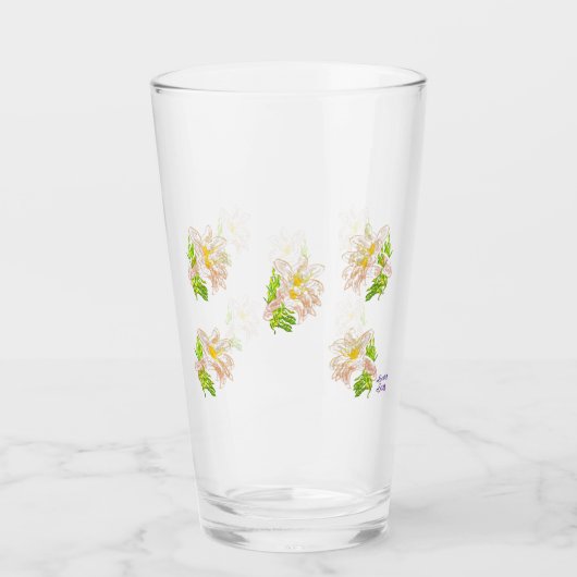 Glaswerk: Tulpen Glas (Voorkant)