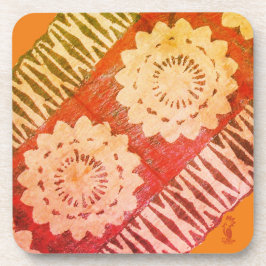 Glaswerk van harde kunststof. TAPA Orange Bier Onderzetter