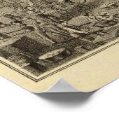 Glaswerk van JH Hobbs en Brockunier Poster (Hoek)