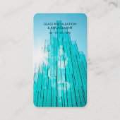 Glaswerk Visitekaartje (Voorkant)