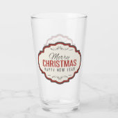 Glaswerk voor prettige kerstberen glas (Achterkant)