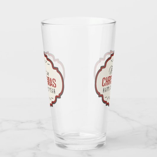 Glaswerk voor prettige kerstberen glas (Rechts)