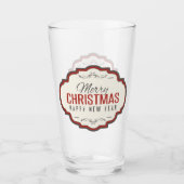 Glaswerk voor prettige kerstberen glas (Voorkant)