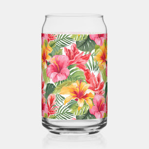 Glaswerk voor tropische bloemen blikvorm glas