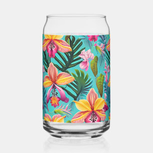 Glaswerk voor tropische bloemen blikvorm glas