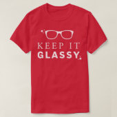 Glasy Classy Eyeglasses behouden T-shirt (Design voorkant)