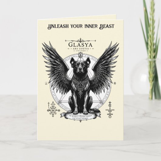 Glasya Ontwoken Vleugels van de Goetia Kaart (Voorkant)