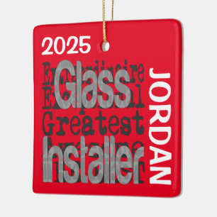 Glaszetter Buitengewoon AANPASBAAR Keramisch Ornament