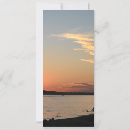 Glat Card Sunset Design (Part of collection; wrapp (Achterkant)