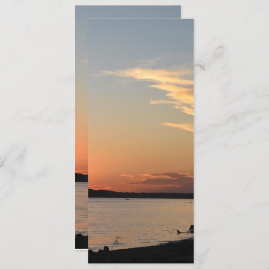 Glat Card Sunset Design (Part of collection; wrapp (Voorkant / Achterkant)