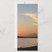 Glatte kaart zonsondergang ontwerp (Deel van colle (Achterkant)
