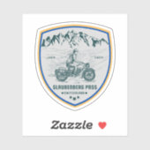 Glaubenbergpas zwitserse-alpen motorfietstocht sticker (Vel)
