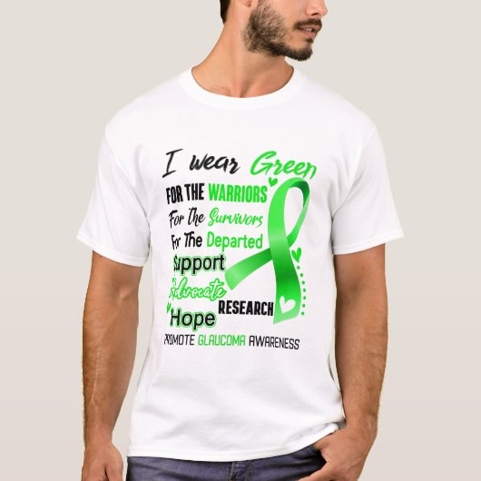 Glaucoma Awareness Month Ribbon Gifts T-shirt (Voorkant)