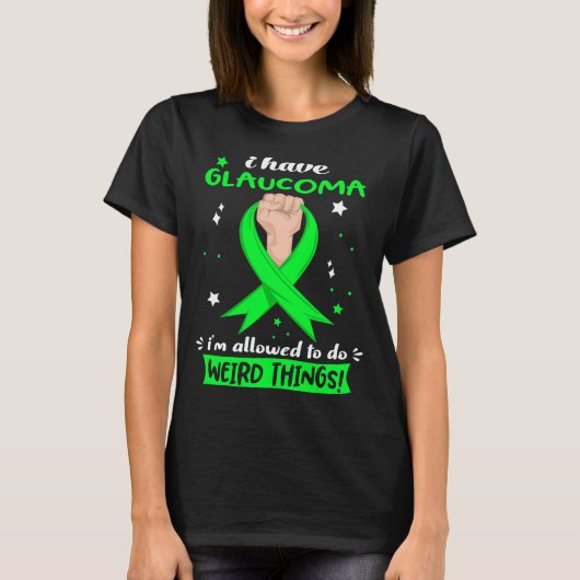 Glaucoma Awareness Month Ribbon Gifts T-shirt (Voorkant)