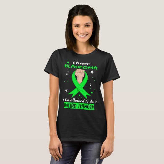 Glaucoma Awareness Month Ribbon Gifts T-shirt (Voorkant volledig)