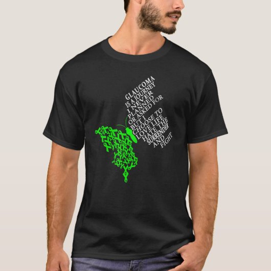 Glaucoom Krijger Ik Ga Goed T-shirt (Voorkant)