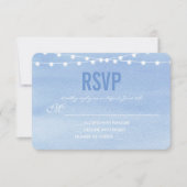 Glaucous Blue Waterverf String Lights RSVP (Voorkant)
