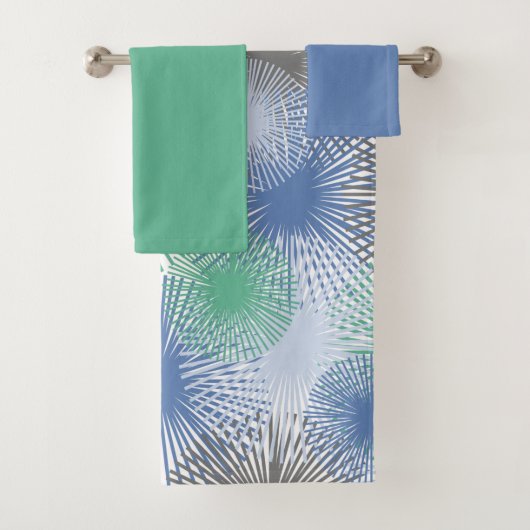 Glaucous Stars Bath Towel Set Bad Handdoek (Insitu)