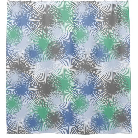 Glaucous Stars Douchegordijn (Voorkant)