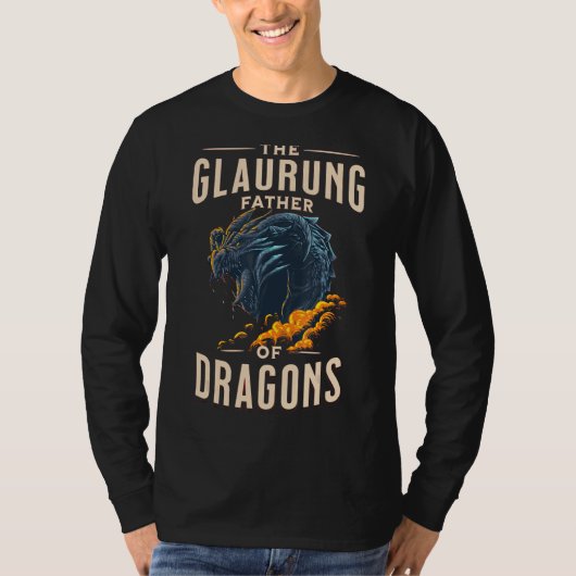Glaurung Vader van Dragons Mythical Creature T-shirt (Voorkant)