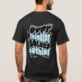 Glaury Black Edition – Geest Over Materie T-shirt (Achterkant)