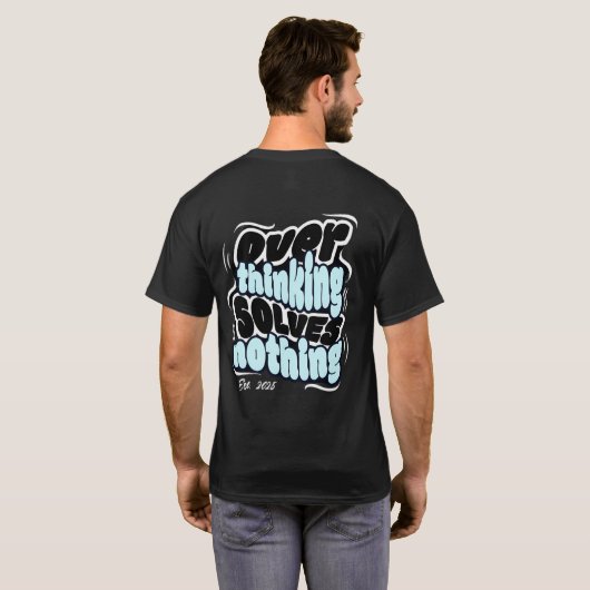 Glaury Black Edition – Geest Over Materie T-shirt (Achterkant volledig)