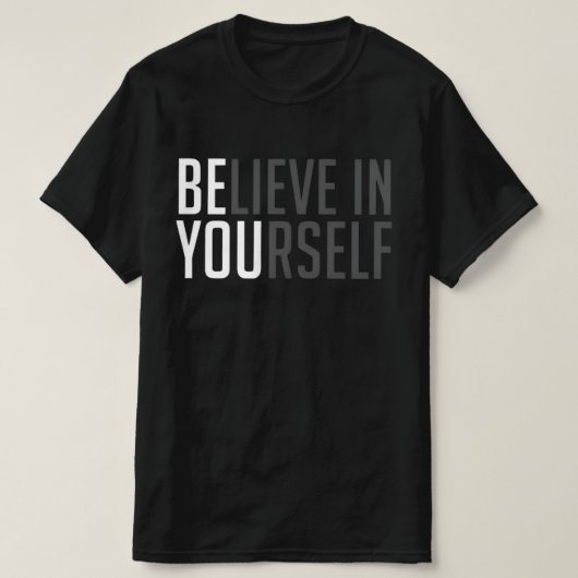 Glaury™ Bold Belief Tee – BE YOU Edition T-shirt (Design voorkant)