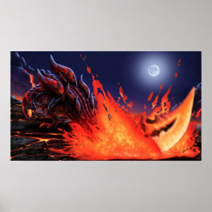 Glavenus Monster Hunter Genertimate Poster