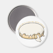 Glaze Me & Pump Me met Crème Doughnut Magneet (Voorkant / Achterkant)