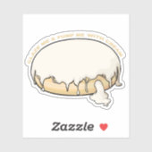 Glaze Me & Pump Me met Crème Doughnut Sticker (Vel)