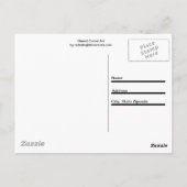 Glazed Camel Art Briefkaart (Achterkant)