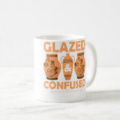 Glazed  Confused Ceramics Artist Pottery Koffiemok (Voorkant rechts)