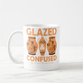 Glazed  Confused Ceramics Artist Pottery Koffiemok (Links)