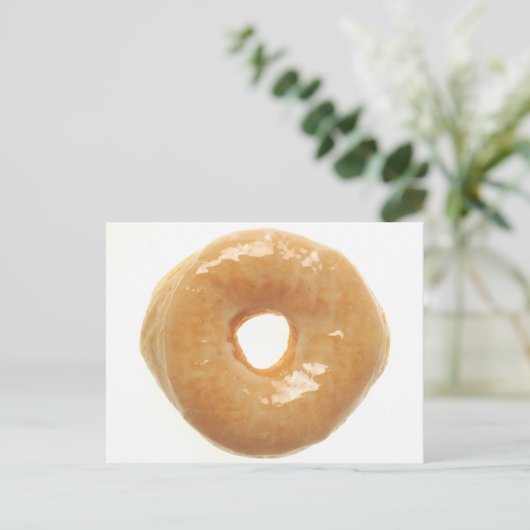 Glazed Donut Briefkaart (Staand voorkant)