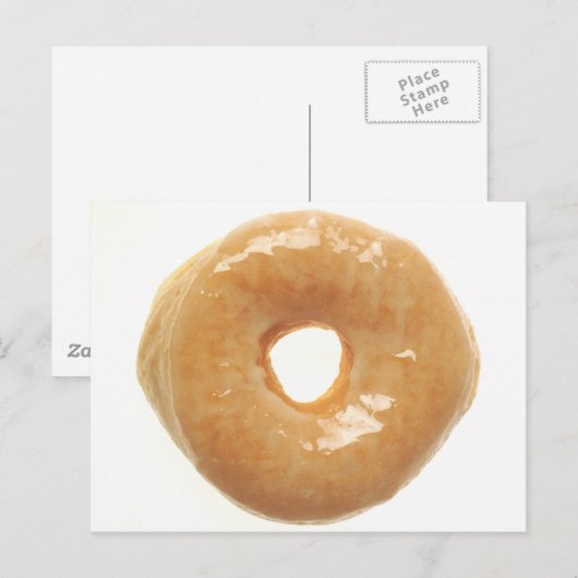 Glazed Donut Briefkaart (Voorkant / Achterkant)