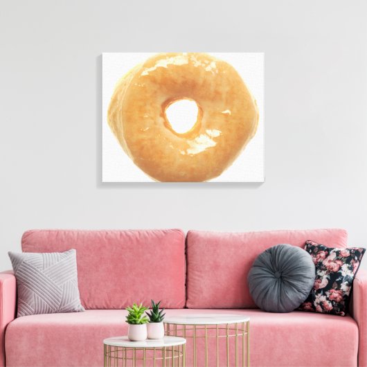 Glazed Donut Canvas Afdruk (Insitu (Woonkamer))