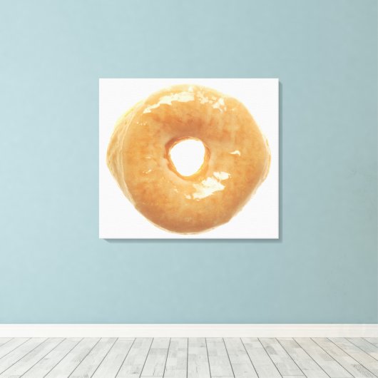 Glazed Donut Canvas Afdruk (Insitu (Houten vloer))