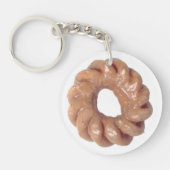 Glazed Donut Keyrchain Sleutelhanger (Voorkant)