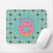 Glazed Donuts Custom Name Muismat (Met muis)