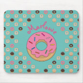 Glazed Donuts Custom Name Muismat (Voorkant)