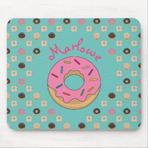 Glazed Donuts Custom Name Muismat