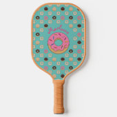 Glazed Donuts Custom Name Pickleball Paddle (Voorkant)