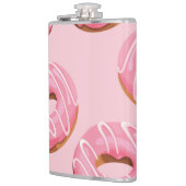 Glazed Donuts Naadloze Achtergrond Heupfles (Links)