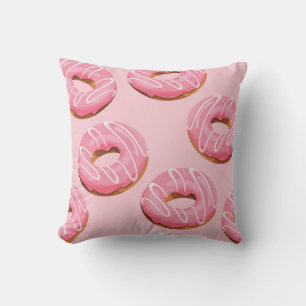 Glazed Donuts Naadloze Achtergrond Kussen
