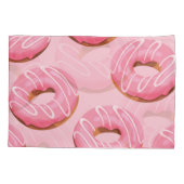 Glazed Donuts Naadloze Achtergrond Kussensloop (Achterkant)