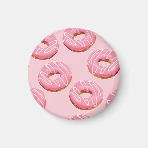 Glazed Donuts Naadloze Achtergrond Magneet